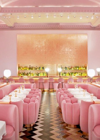 El mítico restaurante rosa de Londres