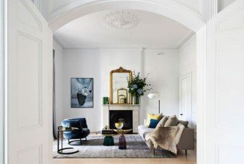 Una casa renovada con un look simple