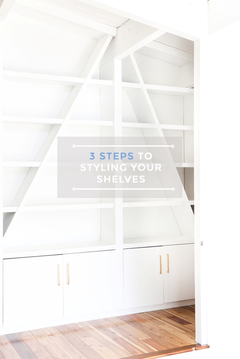 Cómo decorar con estilo unas estanterías en 3 pasos