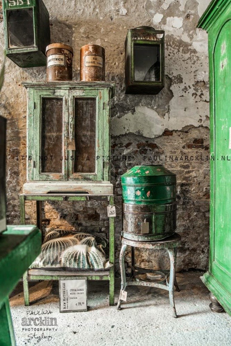 Tienda de jardinería con encanto industrial