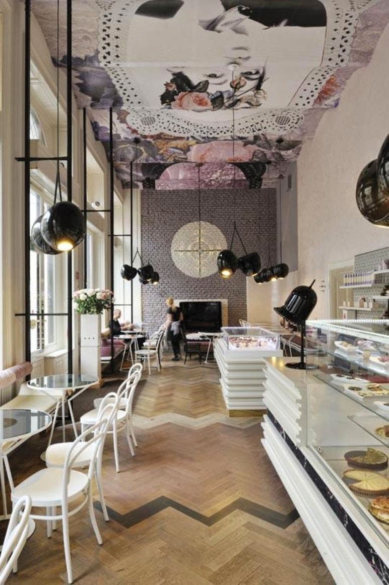 Una cafetería espectacular y coqueta