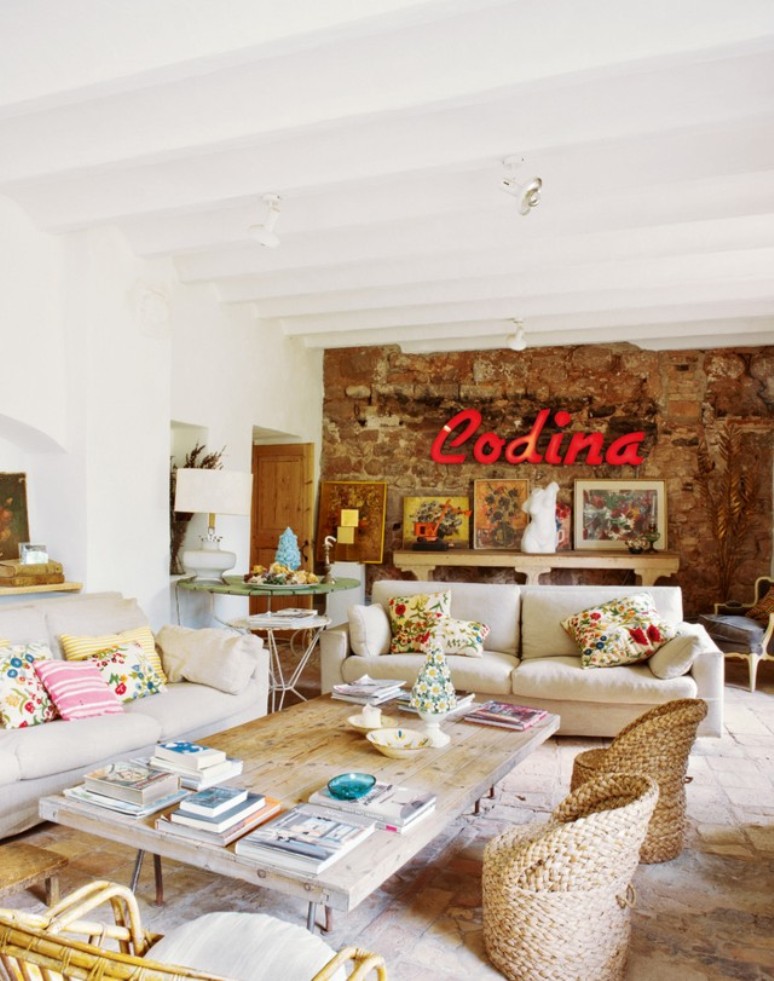 Una casa de campo llena de piezas vintage