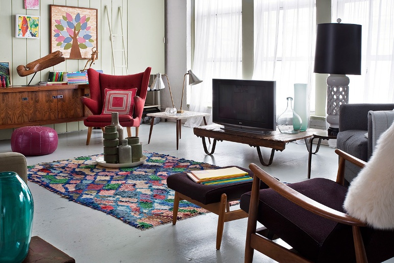 Eclecticismo y color para un bohemio en NY