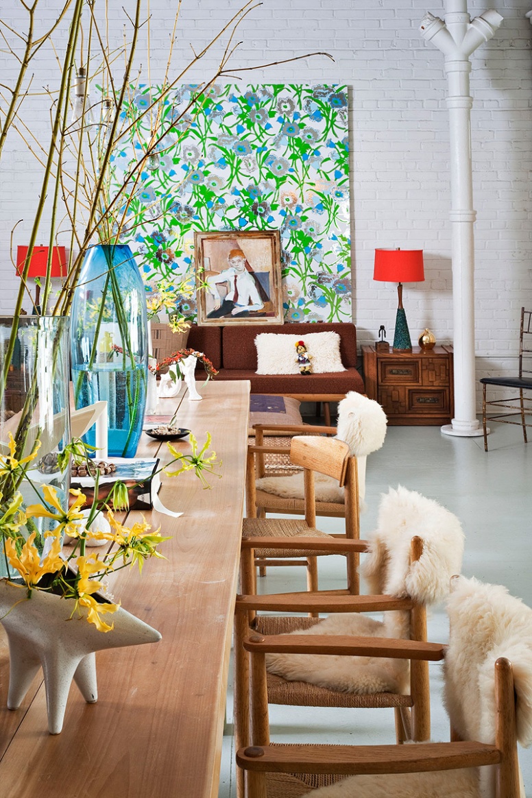 Eclecticismo y color para un bohemio en NY