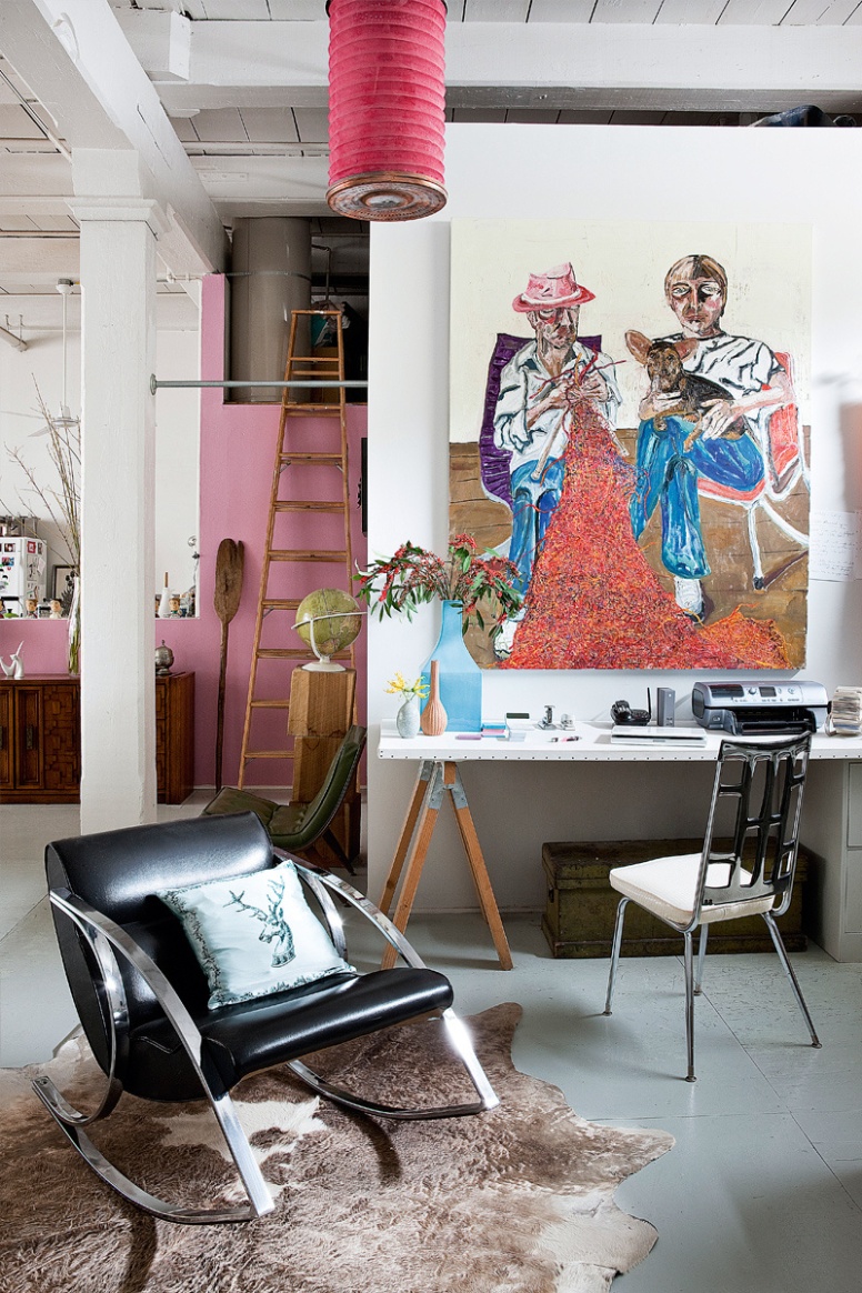 Eclecticismo y color para un bohemio en NY