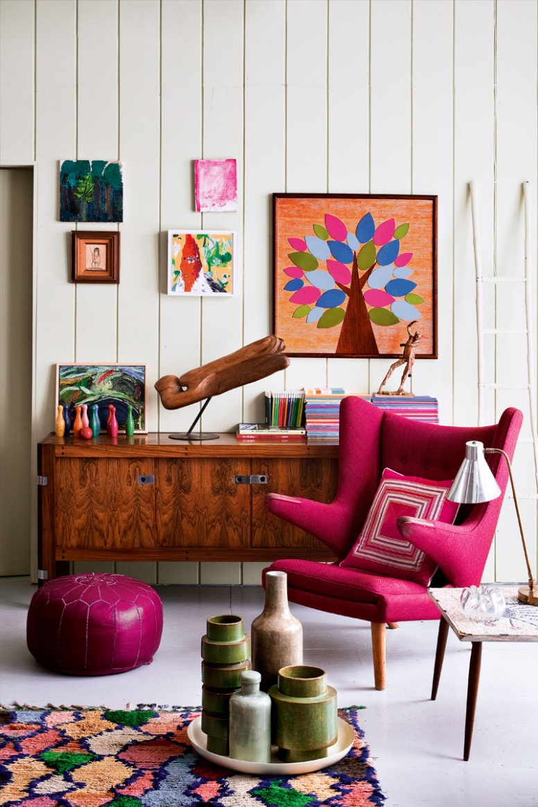 Eclecticismo y color para un bohemio en NY