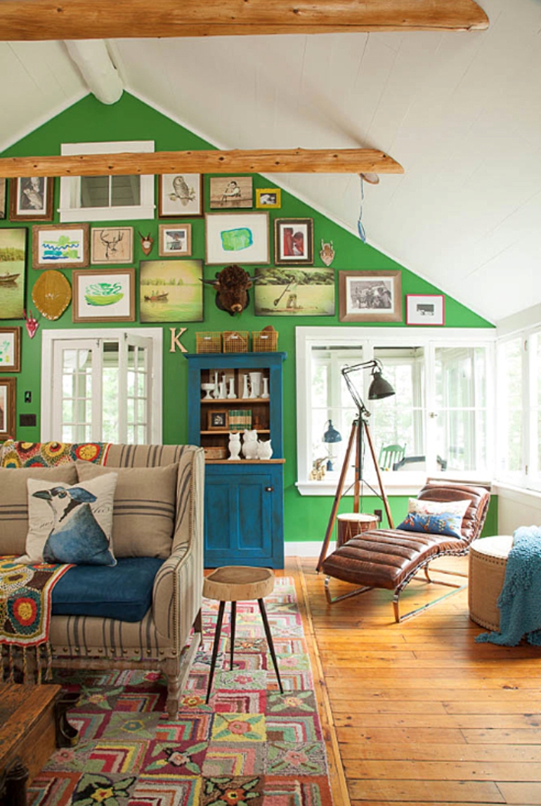 Una casa llena de color lista para el otoño