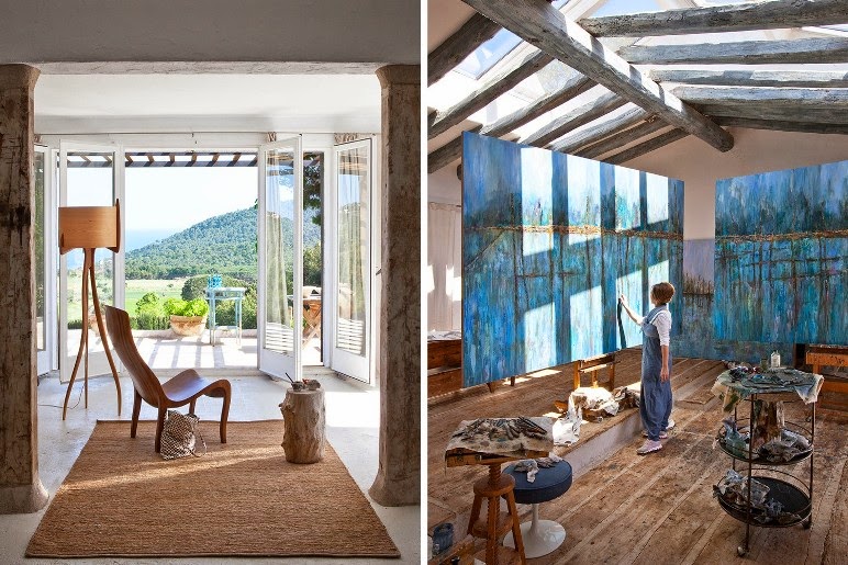 La casa de una artista en la Costa Brava