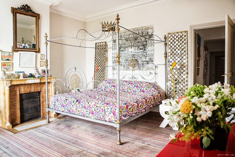 Eclecticismo en un apartamento en París