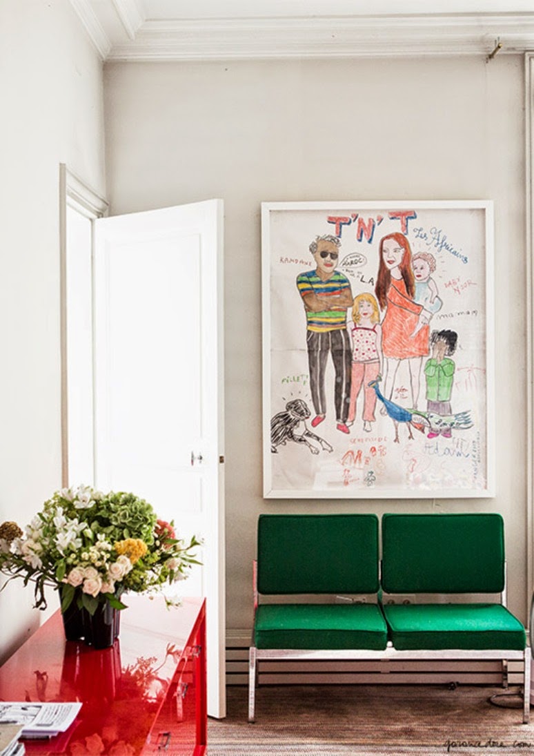 Eclecticismo en un apartamento en París