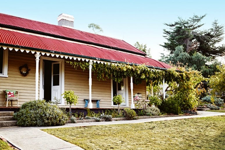 Una casa vestida para el otoño