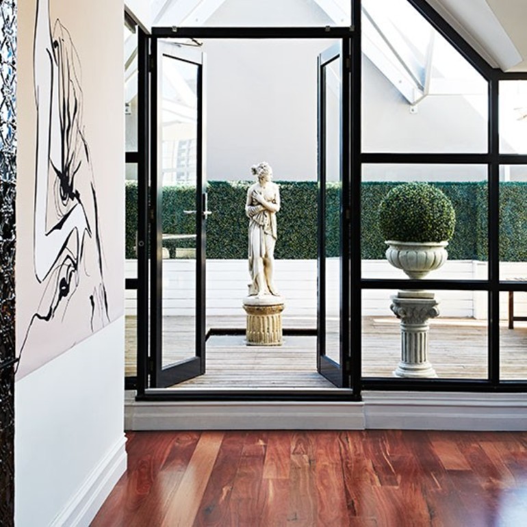 Una casa femenina y glamurosa