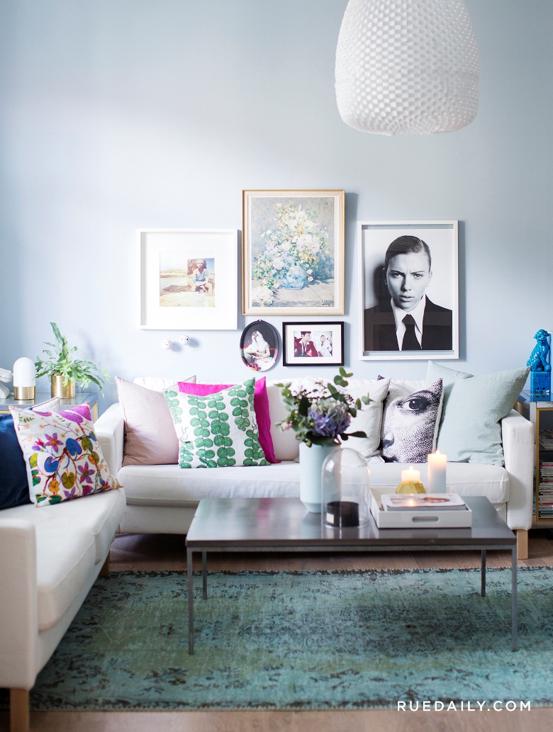 Un apartamento noruego soleado y suave