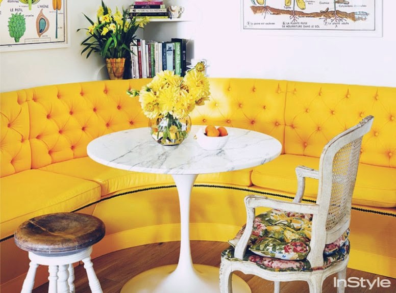 Una casa con glamour fresco