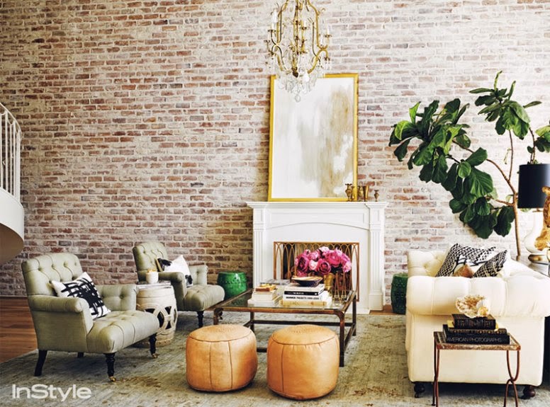 Una casa con glamour fresco