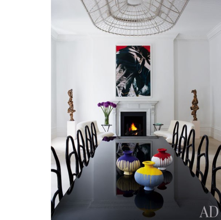 Una antigua casa en Londres llena de arte