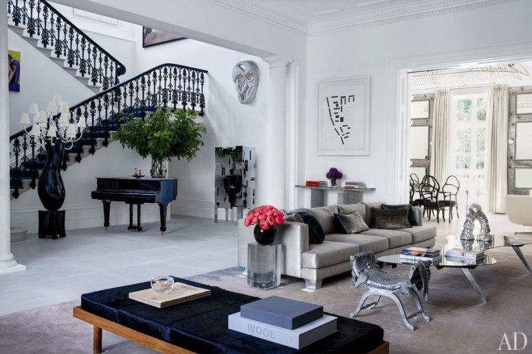 Una antigua casa en Londres llena de arte