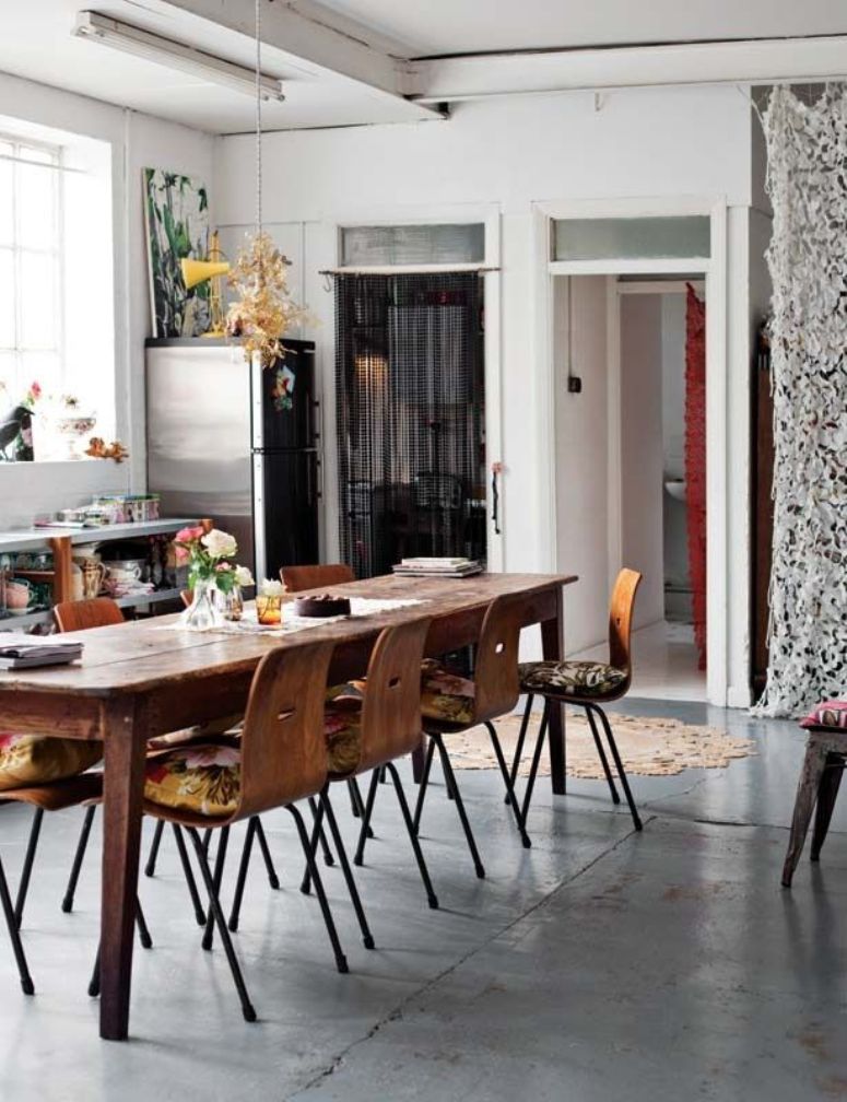 El espíritu bohemio de un apartamento londinense