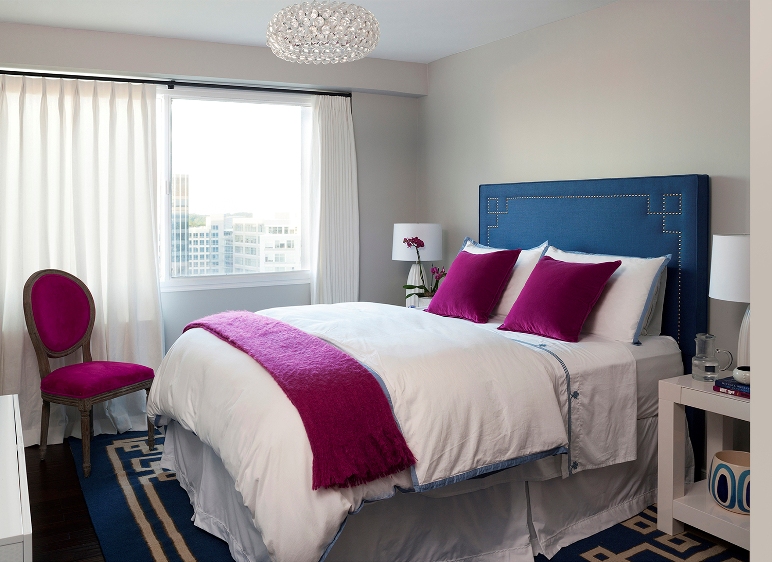 Glamour en el apartamento de una amante de la moda