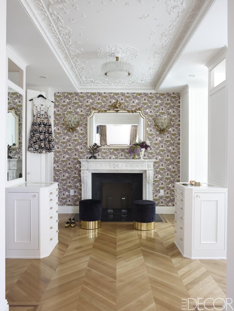 Un apartamento lleno de glamour y un toque de dramatismo