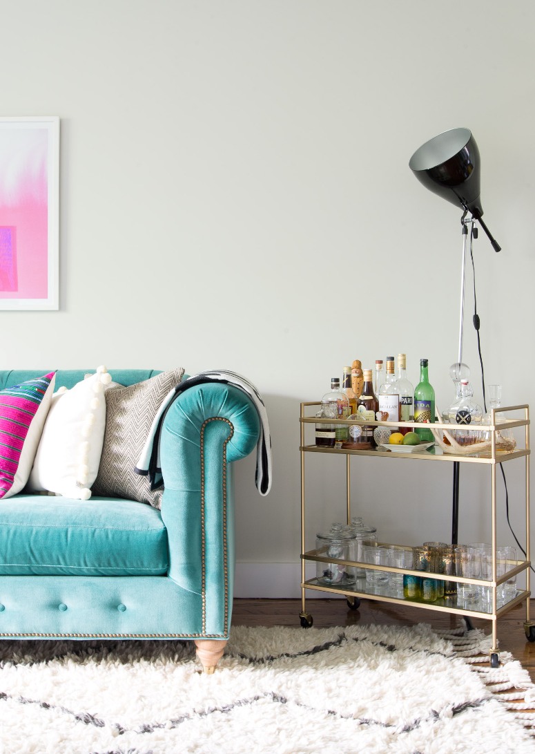 Un apartamento en Brooklyn lleno de color