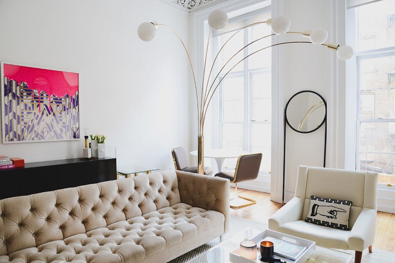 Elegancia neoyorquina con toques glam de Miami