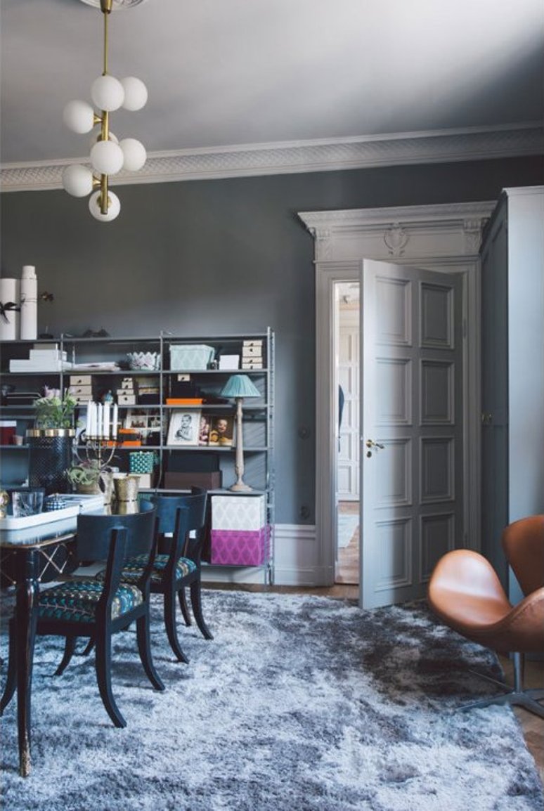 Una casa sueca inspirada por el estilo parisino