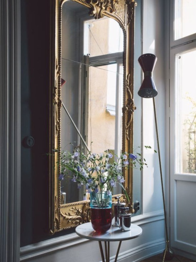 Una casa sueca inspirada por el estilo parisino