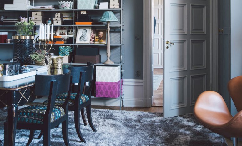 Una casa sueca inspirada por el estilo parisino