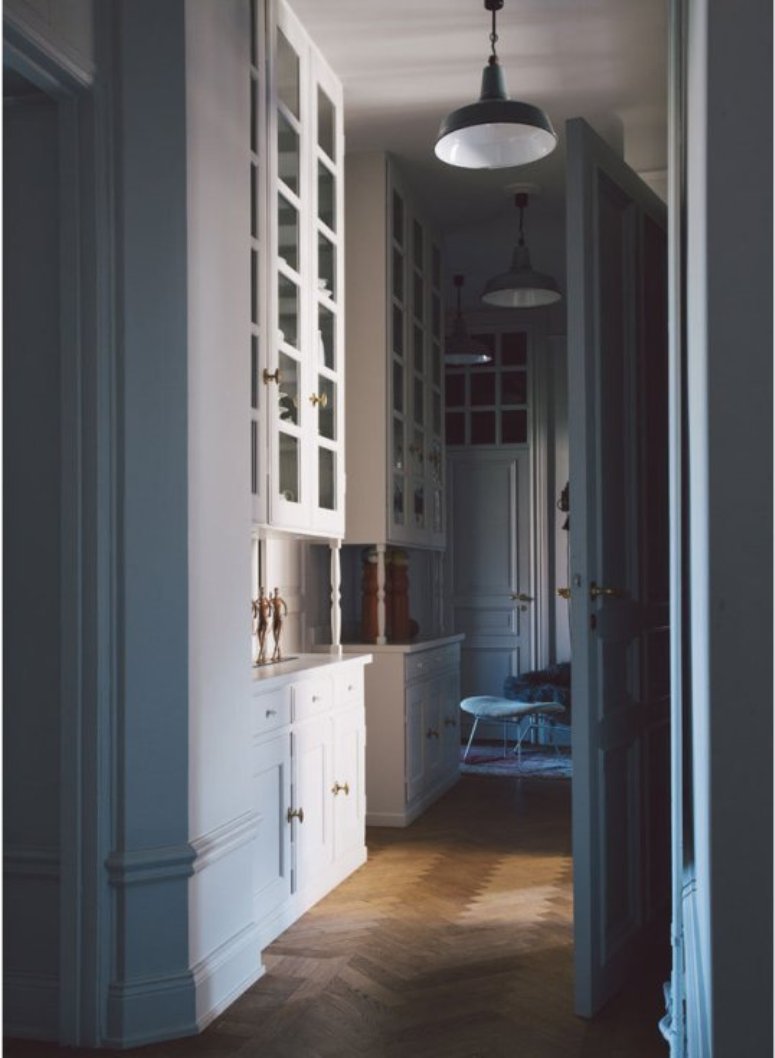 Una casa sueca inspirada por el estilo parisino