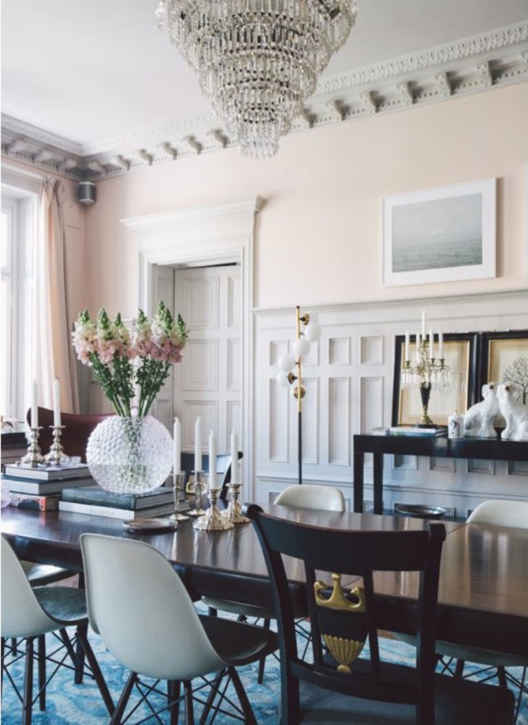 Una casa sueca inspirada por el estilo parisino