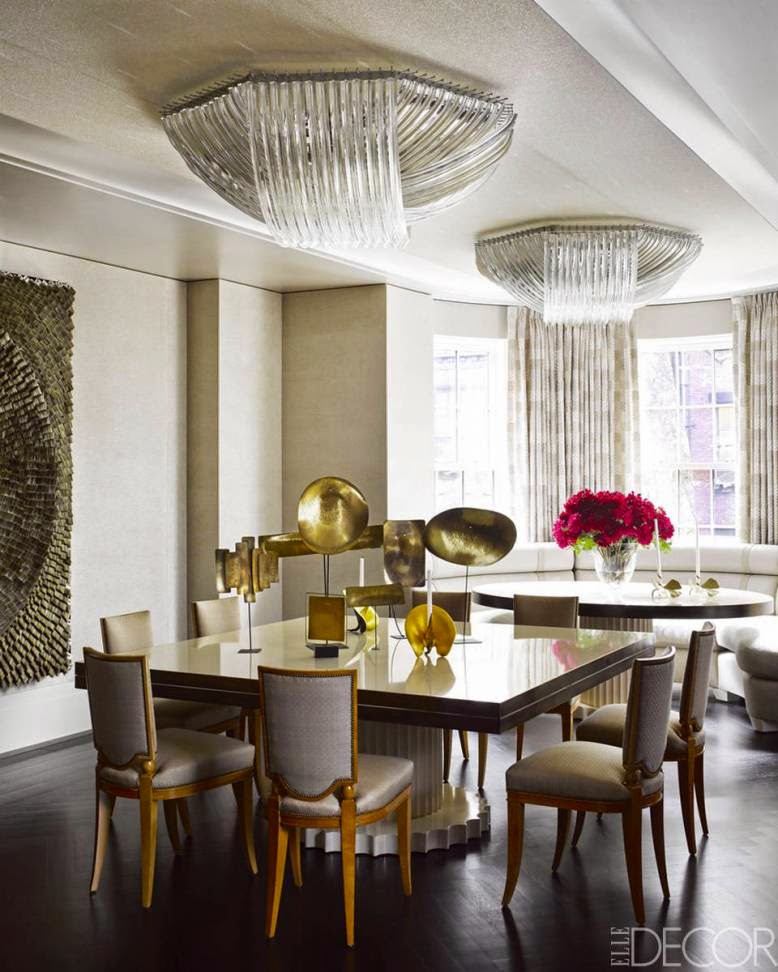 Oro y cristal para un efecto moderno y super-Glam 