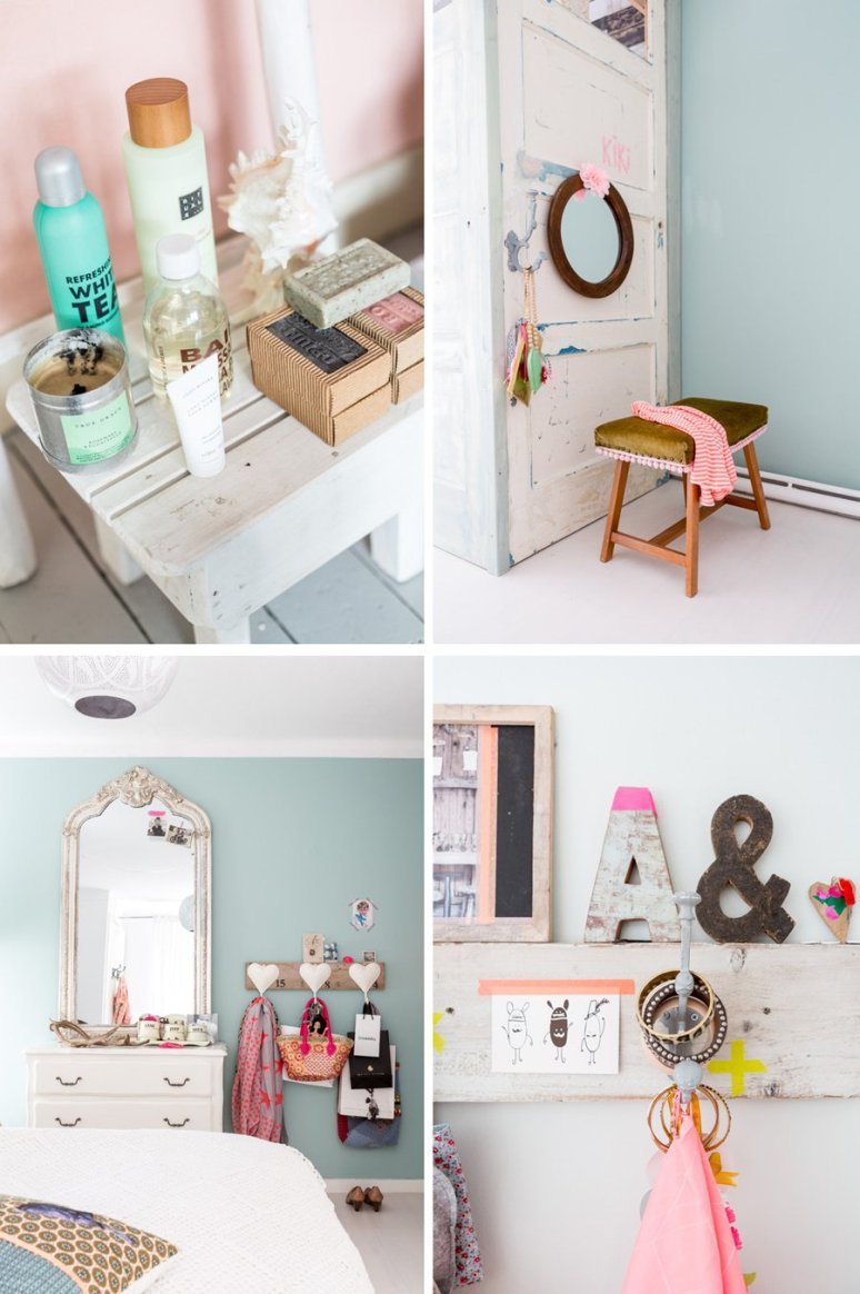 Muebles decadentes y de colores en una casa llena de inspiración