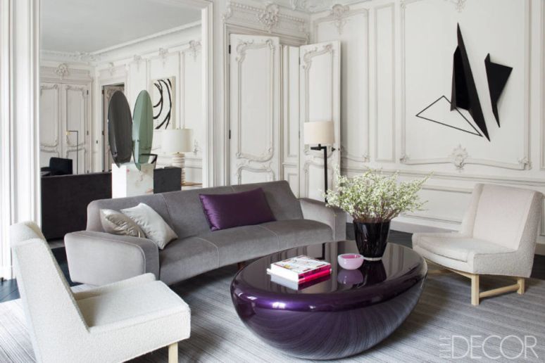 Un apartamento chic en París con mucho arte