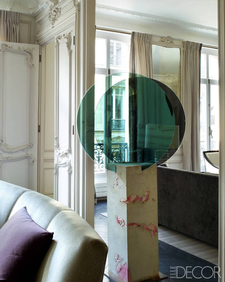 Un apartamento chic en París con mucho arte