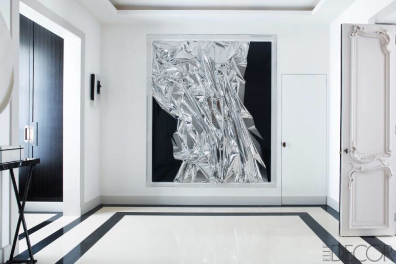 Un apartamento chic en París con mucho arte