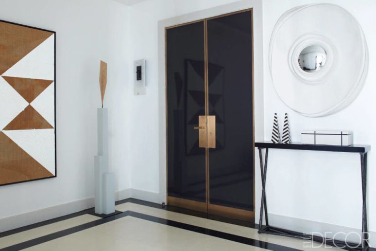 Un apartamento chic en París con mucho arte