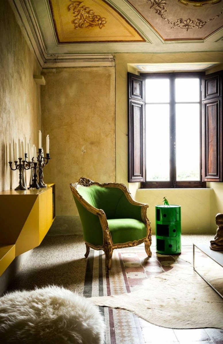 Eclecticismo en un palacio italiano