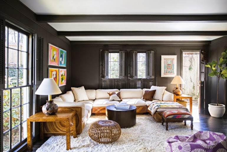 La suavidad y calidez de una casa Eco-Chic