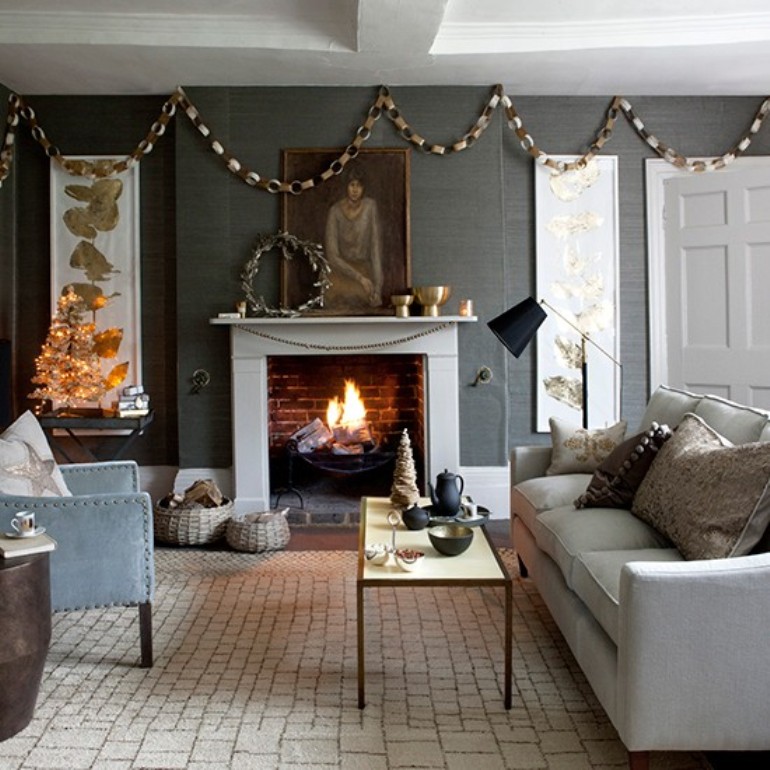 10 salones decorados para la Navidad