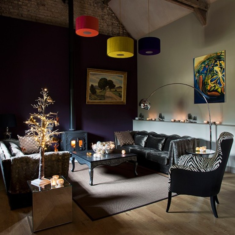 10 salones decorados para la Navidad