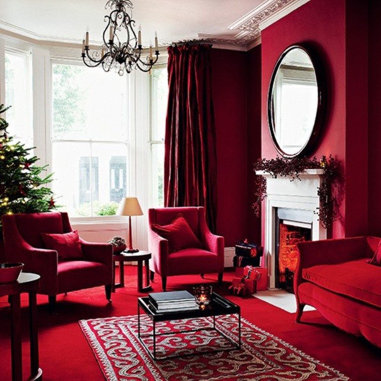 10 salones decorados para la Navidad