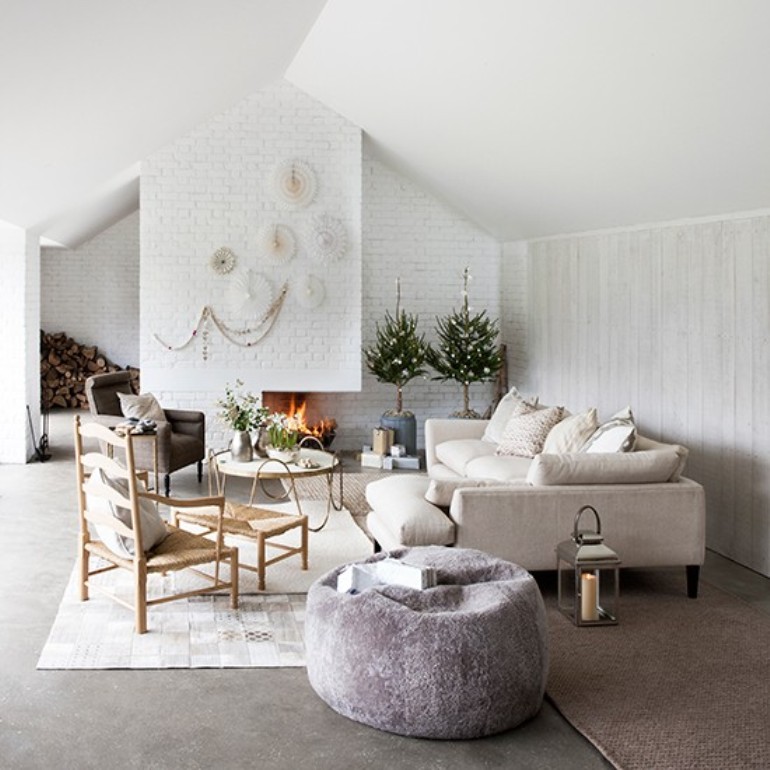 10 salones decorados para la Navidad