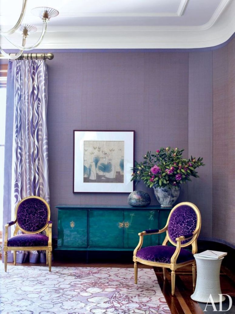  Otro de los colores de otoño: lila, violeta, púrpura, lavanda o malva, llámalo como quieras