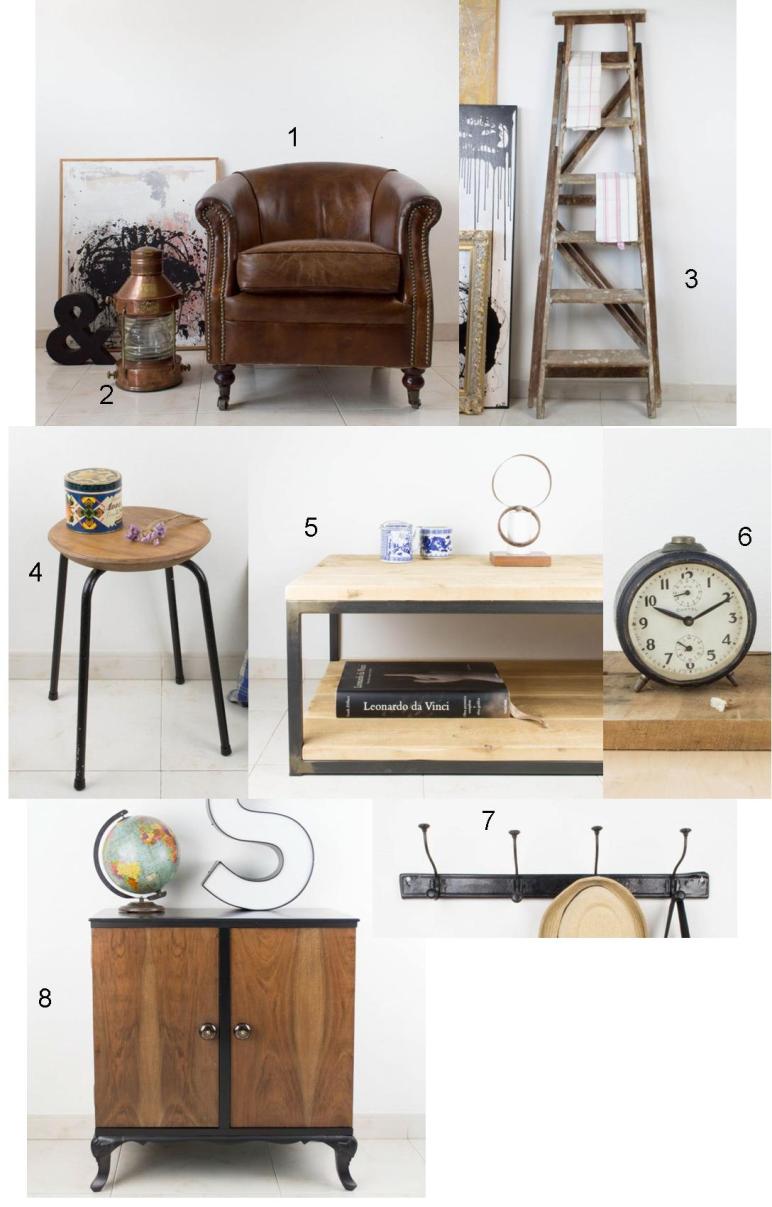 Un loft de estilo industrial y masculino
