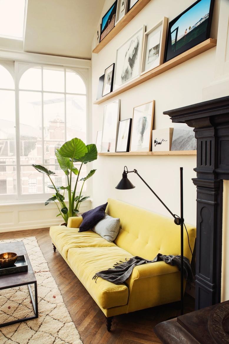 Un loft de estilo industrial y masculino