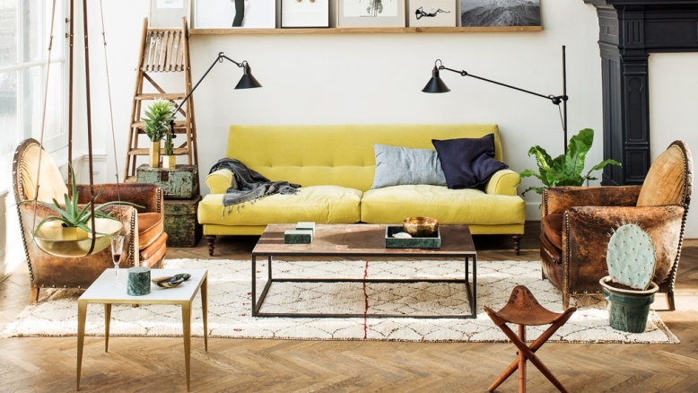 Un loft de estilo industrial y masculino