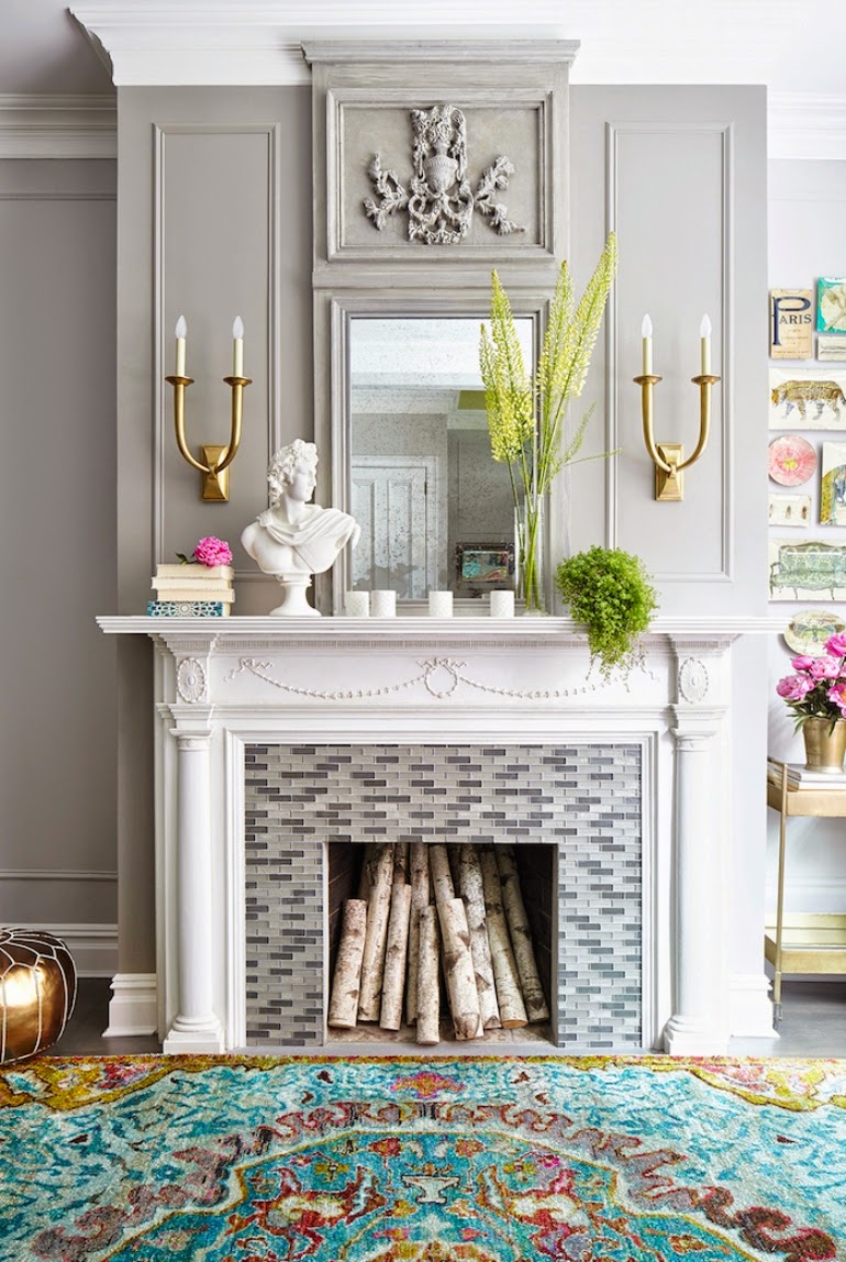 Cómo decorar tu chimenea para esta primavera