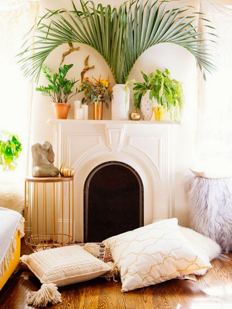 Cómo decorar tu chimenea para esta primavera