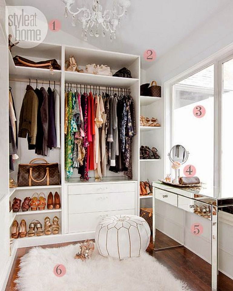 Cómo organizar y decorar tu vestidor